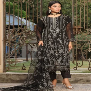 Luxury Embroidered Indian Anarkali Gown