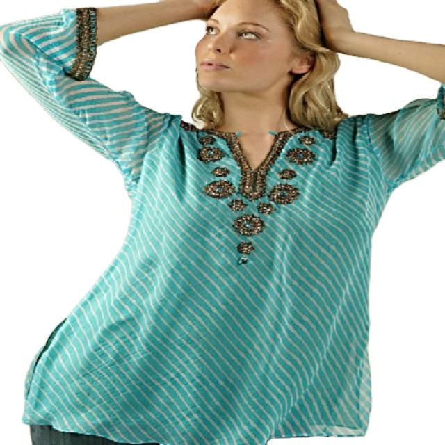 Designer Daily Wear Chiffon Kurti Top