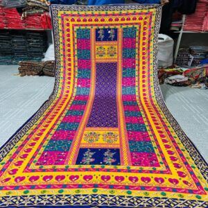 Hand Embroidered Ethnic Silk Dupatta