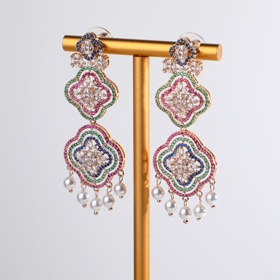 Traditional Gold Plated Jhumka Earrings