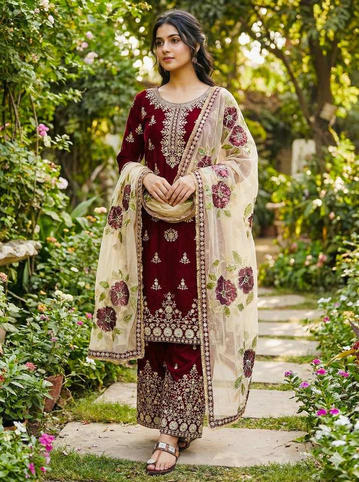 Pure Silk Digital Print Palazzo Set