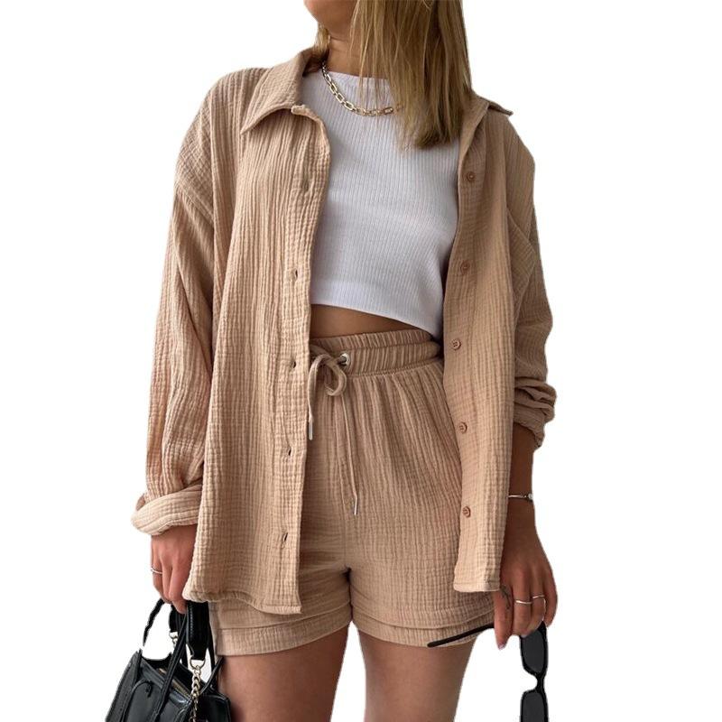 Summer Linen Shirt & Shorts Set