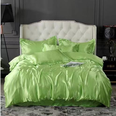Satin Silk Evening Bedding Set