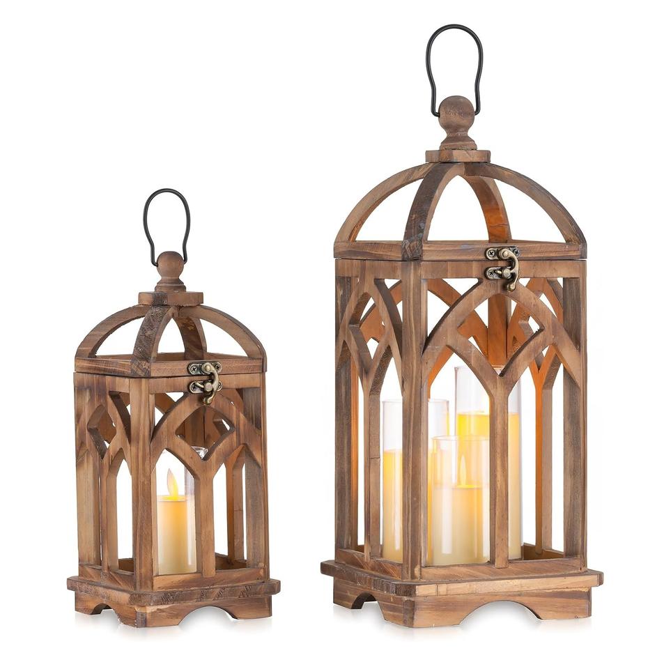 Farmhouse Decorative Lantern Set