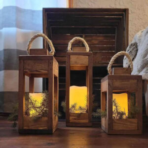 Modern Rustic Wood Wall Sconce