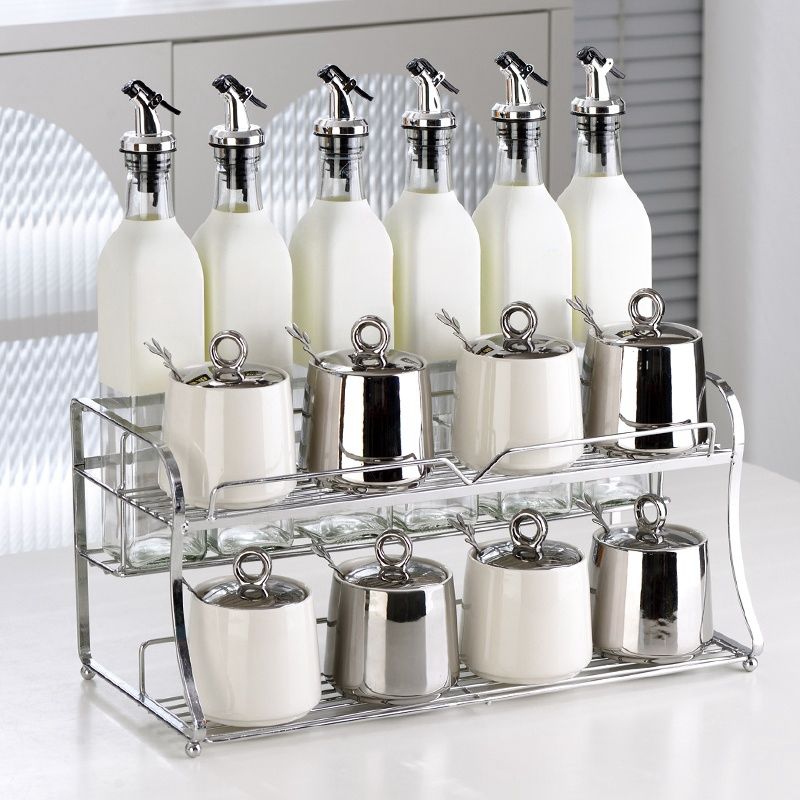 Nordic Light Luxury Spice Jar Set