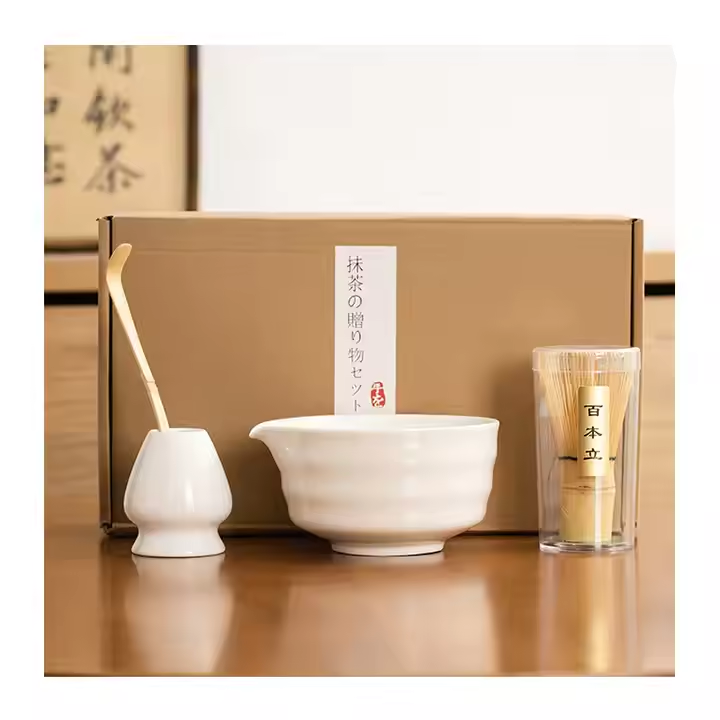 Traditional Bamboo Matcha Ceremony Set