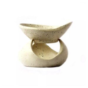 White Ceramic Artisan Oil Burner