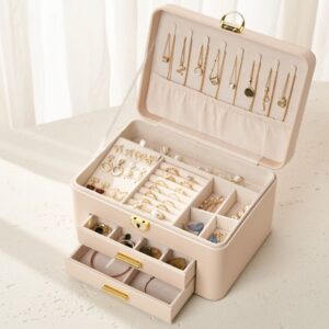 Luxury PU Leather Jewellery Organizer