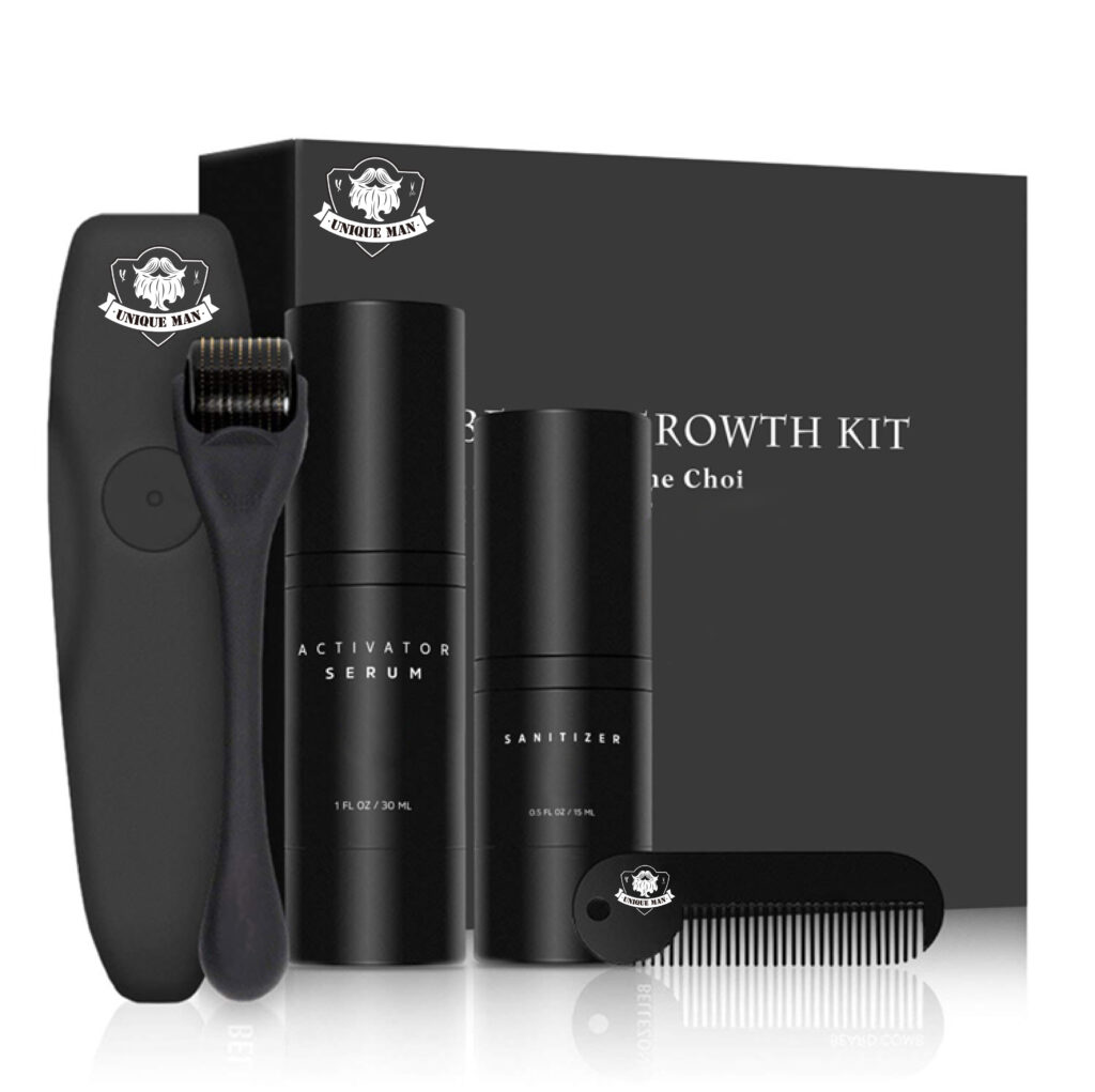 Premium Beard Growth Grooming Kit