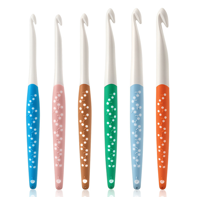 Cherry Design Ergonomic Crochet Hooks