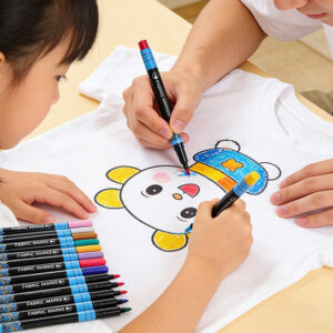 Permanent Fabric Marker Set (20 Colors)