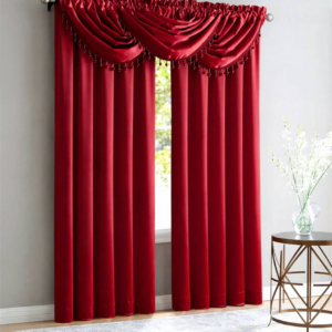 Elegant Wave Jacquard Valance