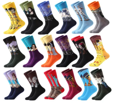 Colorful Novelty Patterned Socks