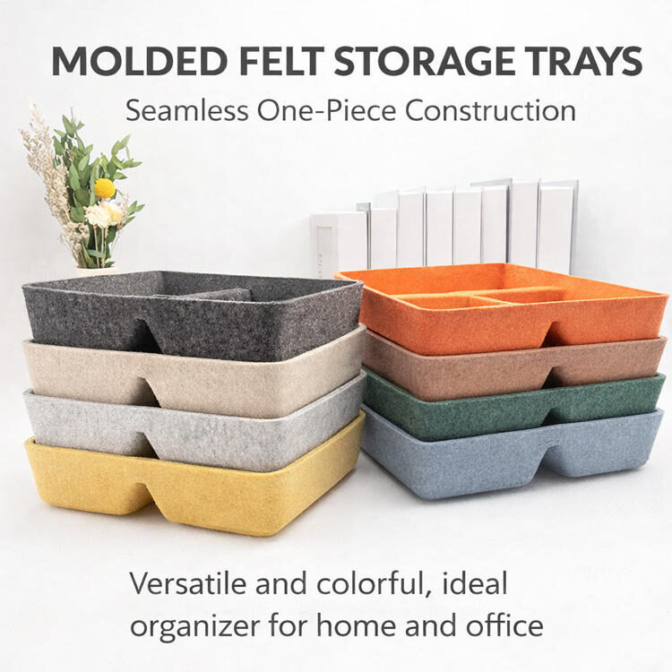 Soft-Touch Felt Drawer Organizers