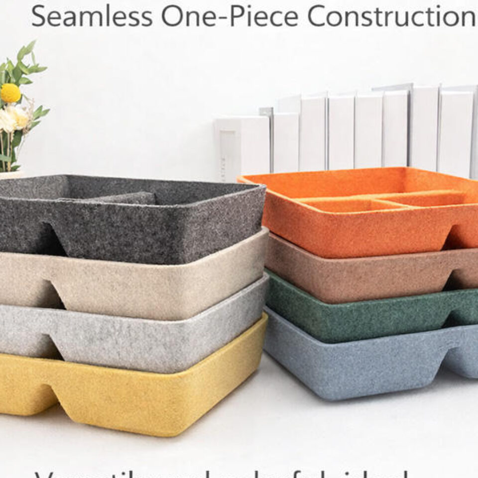 Soft-Touch Felt Drawer Organizers