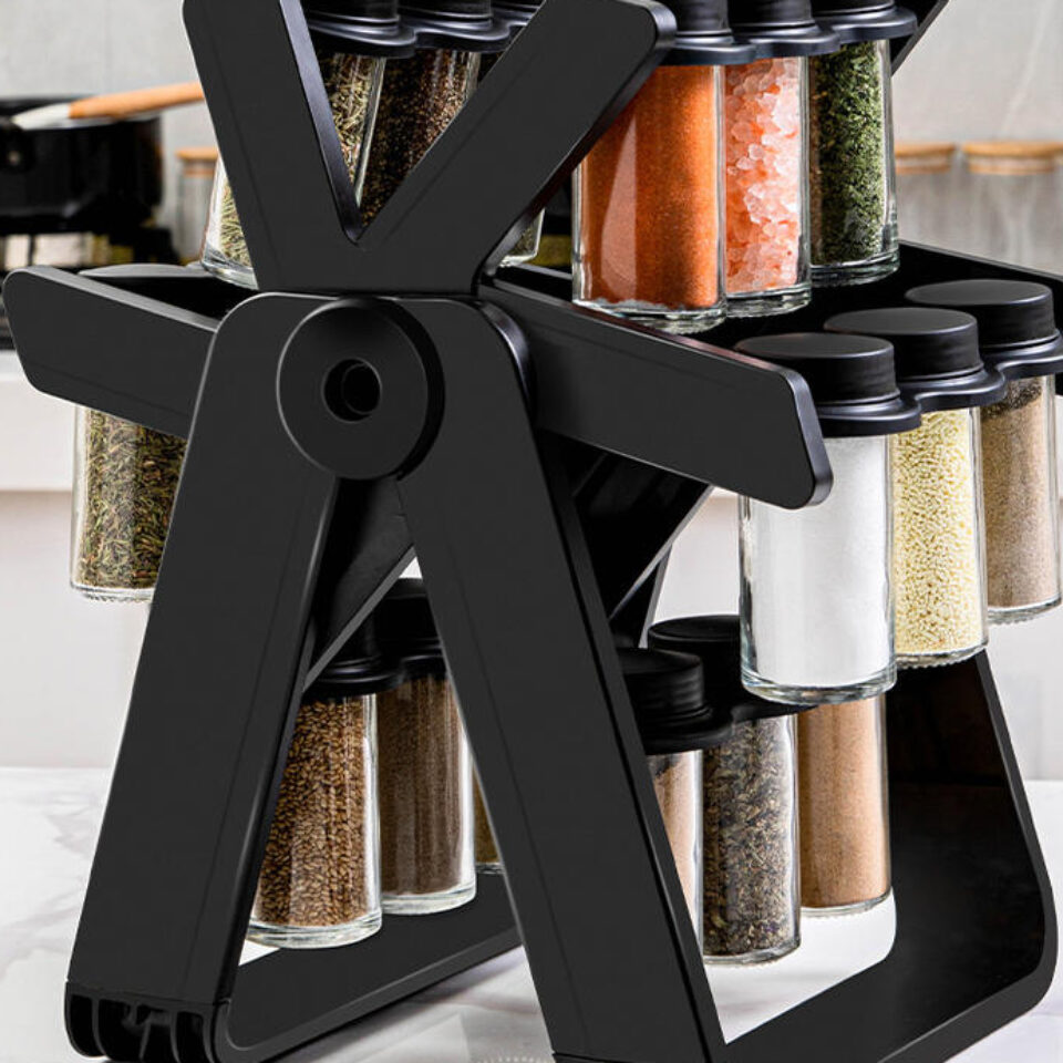 18-Jar Rotating Spice Carousel