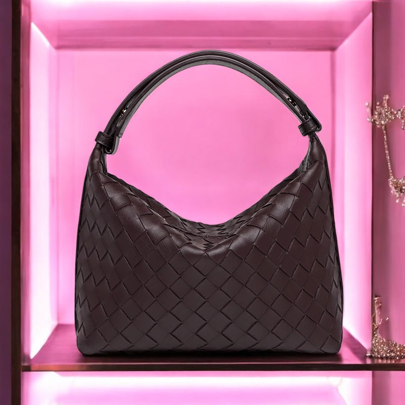 Luxury PU Woven Handbag
